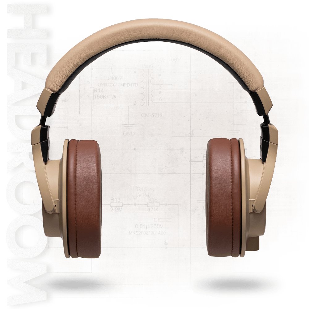 Warm Audio HeadRoom Headphones - Tan - Andertons Music Co